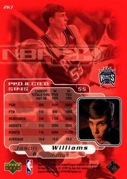 1998-99 SP Authentic - NBA 2K #2K7 Jason Williams Back