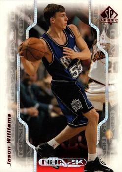 1998-99 SP Authentic - NBA 2K #2K7 Jason Williams Front