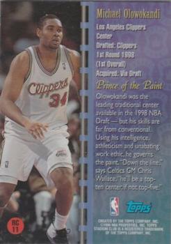 1998-99 Stadium Club - Royal Court #RC11 Michael Olowokandi Back