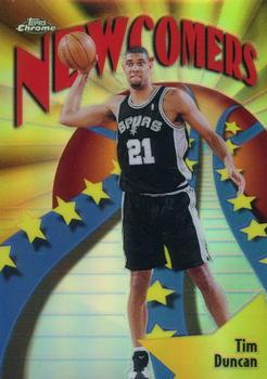 1998-99 Topps Chrome - Season's Best Refractors #SB26 Tim Duncan Front