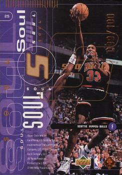 1998-99 Upper Deck - UD Exclusives Bronze #25 Michael Jordan / Scottie Pippen Back