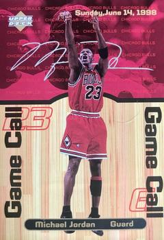 1998-99 Upper Deck Michael Jordan Game Call #MJ5 Michael Jordan Front