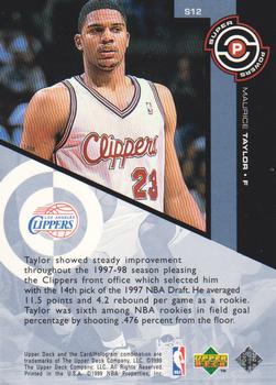 1998-99 Upper Deck - Super Powers #S12 Maurice Taylor Back