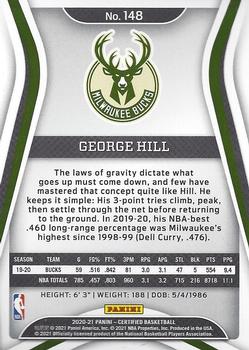 2020-21 Panini Certified - Mirror Orange #148 George Hill Back