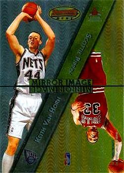 1997-98 Bowman's Best - Mirror Image #MI4 Scottie Pippen / Keith Van Horn / Kobe Bryant / Cedric Ceballos Front