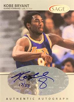 1999 SAGE - Autographs Silver #A9 Kobe Bryant Front