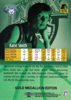 1999 Ultra WNBA - Gold Medallion #117G Katie Smith Back