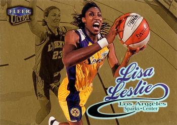 1999 Ultra WNBA - Gold Medallion #11G Lisa Leslie Front
