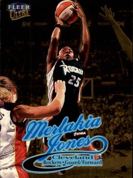 1999 Ultra WNBA - Gold Medallion #13G Merlakia Jones Front