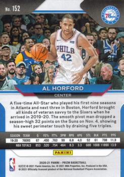 2020-21 Panini Prizm #152 Al Horford Back