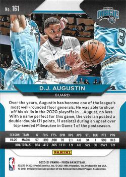 2020-21 Panini Prizm #161 D.J. Augustin Back