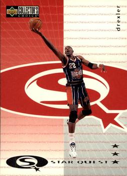 1997-98 Collector's Choice - StarQuest #SQ68 Clyde Drexler Front