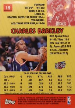 1999-00 Bowman's Best - Refractors #19 Charles Barkley Back