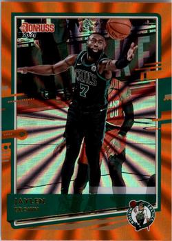 2020-21 Donruss - Holo Orange Laser #161 Jaylen Brown Front