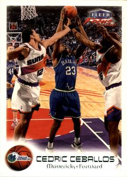 1999-00 Fleer Focus - Masterpiece Mania #37 Cedric Ceballos Front