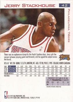 1997-98 Fleer #42 Jerry Stackhouse Back