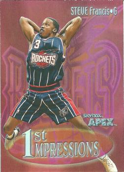 1999-00 SkyBox Apex - First Impressions #2 FI Steve Francis Front