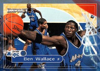 1999-00 SkyBox Impact #98 Ben Wallace Front