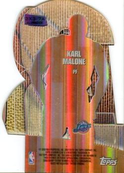 1999-00 Stadium Club - 3x3 Illuminator #7A Karl Malone Back