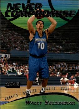 1999-00 Stadium Club - Never Compromise #NC6 Wally Szczerbiak Front