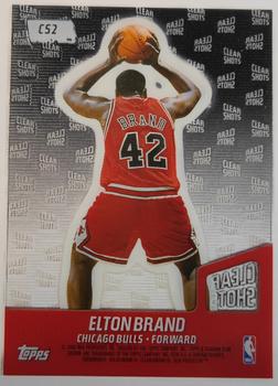 1999-00 Stadium Club Chrome - Clear Shots #CS2 Elton Brand Back