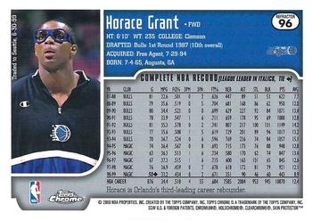 1999-00 Topps Chrome - Refractors #96 Horace Grant Back