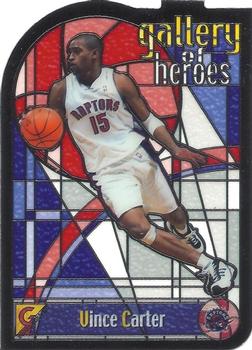 1999-00 Topps Gallery - Gallery of Heroes #GH4 Vince Carter Front