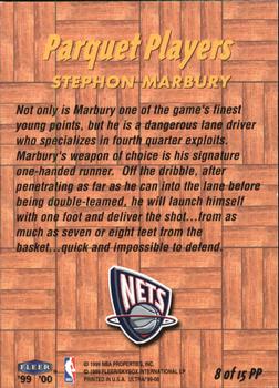 1999-00 Ultra - Parquet Players #8 PP Stephon Marbury Back