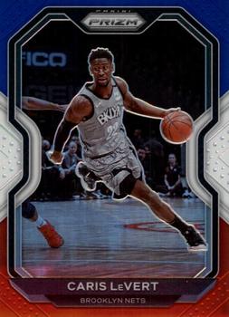 2020-21 Panini Prizm - Red, White and Blue Prizms #162 Caris LeVert Front