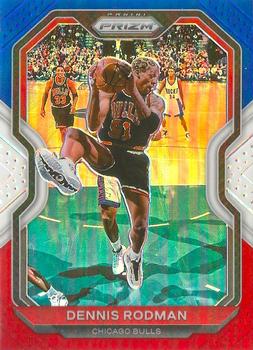 2020-21 Panini Prizm - Red, White and Blue Prizms #166 Dennis Rodman Front