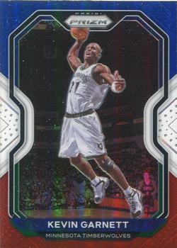 2020-21 Panini Prizm - Red, White and Blue Prizms #187 Kevin Garnett Front