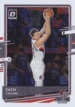 2020-21 Donruss Optic #124 Zach Collins Front