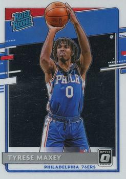 2020-21 Donruss Optic #171 Tyrese Maxey Front