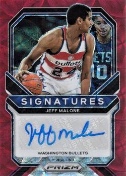 2020-21 Panini Prizm - Signatures Prizms Choice #SI-JMA Jeff Malone Front