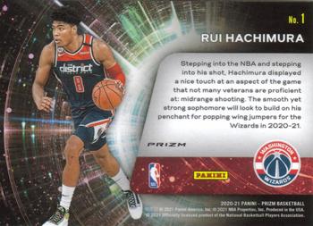 2020-21 Panini Prizm - Sophomore Stars Prizms Silver #1 Rui Hachimura Back