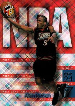 1999-00 Upper Deck HoloGrFX - NBA 24-7 #N2 Allen Iverson Front