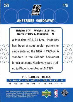 1999-00 Upper Deck Retro - Old School/New School Parallel #S29 Anfernee Hardaway Back