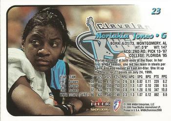 2000 SkyBox Dominion WNBA - Extra #23 Merlakia Jones Back