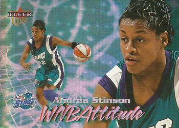 2000 Ultra WNBA - WNBAttitude #1 WA Andrea Stinson Front