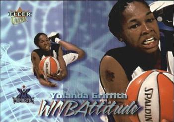 2000 Ultra WNBA - WNBAttitude #6 WA Yolanda Griffith Front