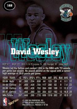 1997-98 SkyBox Premium #168 David Wesley Back