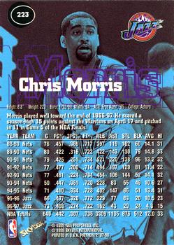 1997-98 SkyBox Premium #223 Chris Morris Back