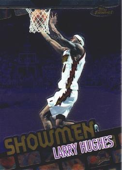 2000-01 Finest - Showmen #S8 Larry Hughes Front