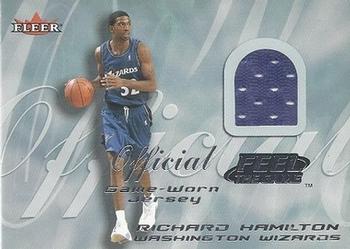 2000-01 Fleer Tradition - Feel the Game #NNO Richard Hamilton Front