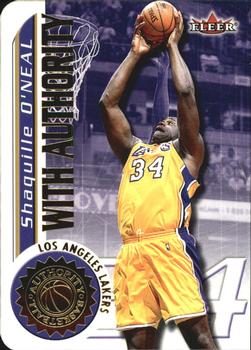2000-01 Fleer Authority - With Authority #14 WA Shaquille O'Neal Front