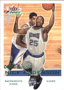 2000-01 Fleer Focus - Draft Position #35 Nick Anderson Front