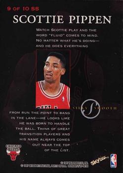 1997-98 SkyBox Premium - Silky Smooth #9 SS Scottie Pippen Back