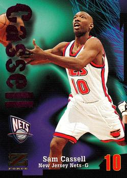 1997-98 SkyBox Z-Force #104 Sam Cassell Front