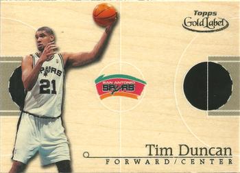 2000-01 Topps Gold Label - Home Court Advantage #HCA1 Tim Duncan Front