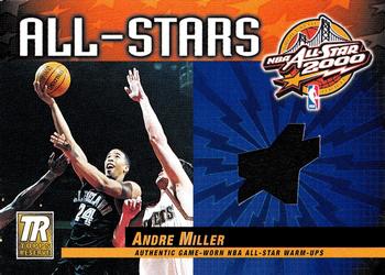 2000-01 Topps Reserve - Game Jerseys #TAS34 Andre Miller Front